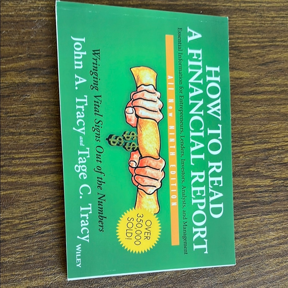 How to Read a Financial Report Book by John Tracy and Tags Tracy